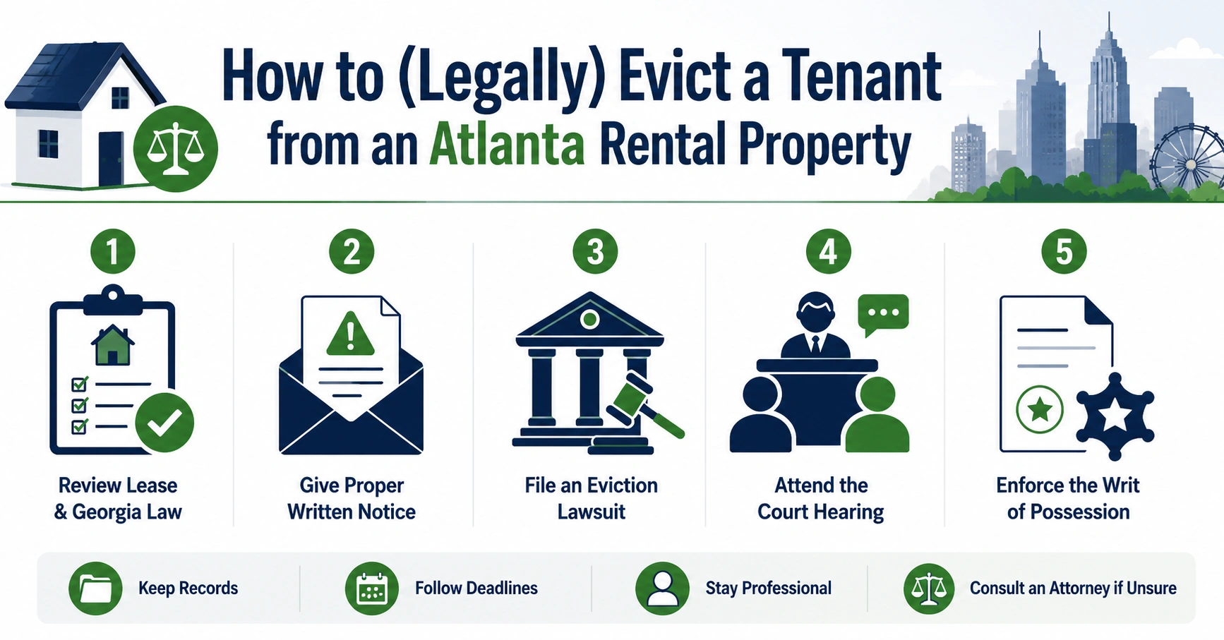 How to (Legally) Evict a Tenant from an Atlanta Rental Property